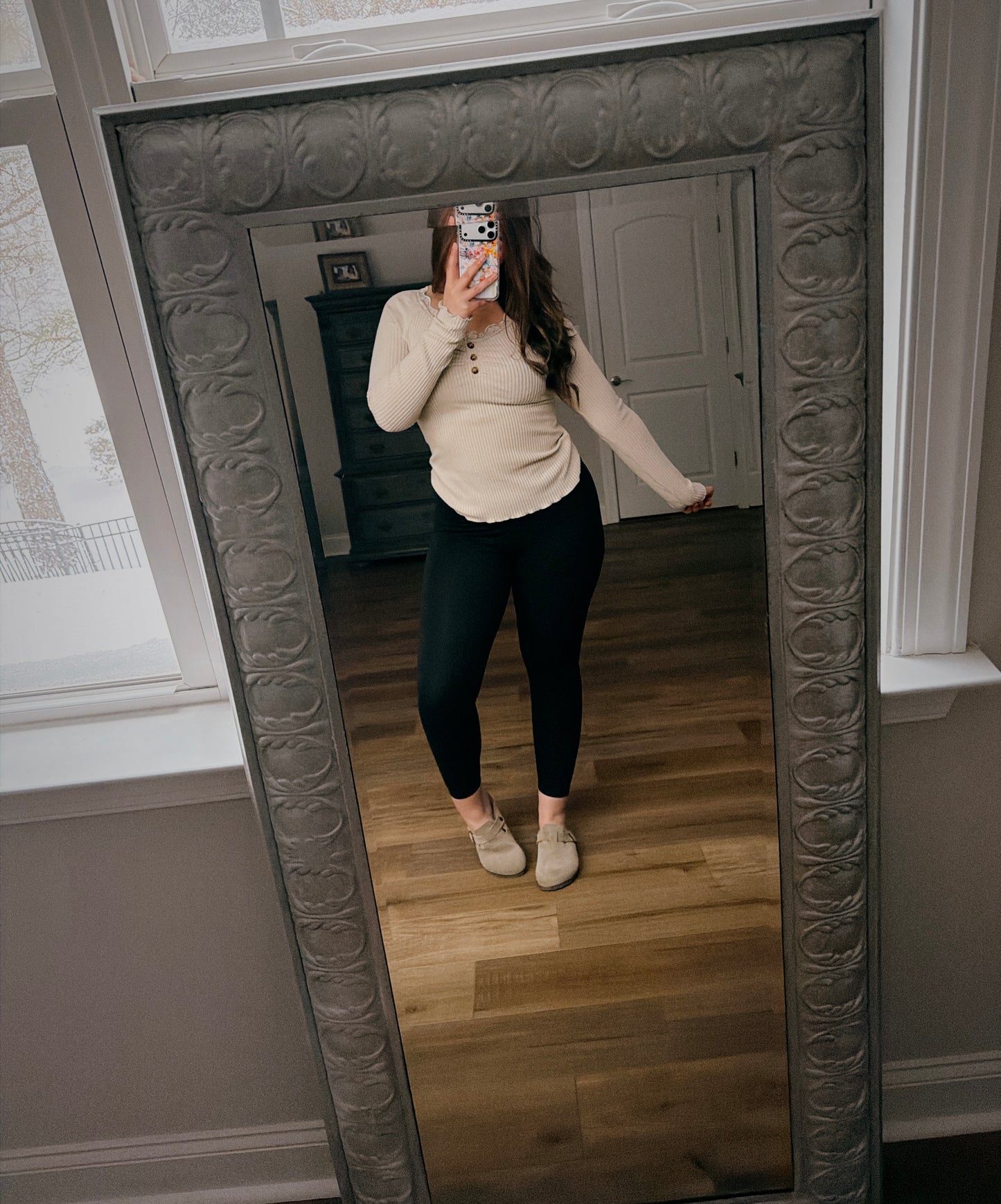 Long Sleeve Ribbed Shirt