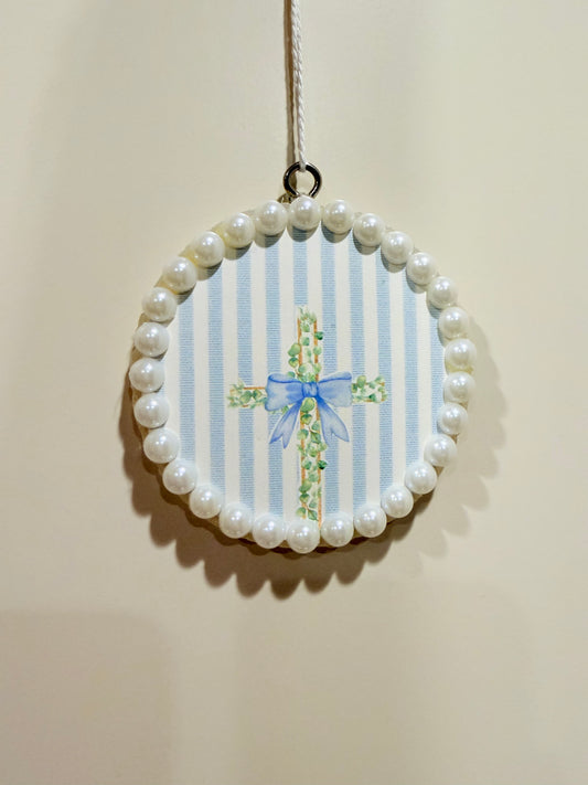 Blue Striped Cross Freshie